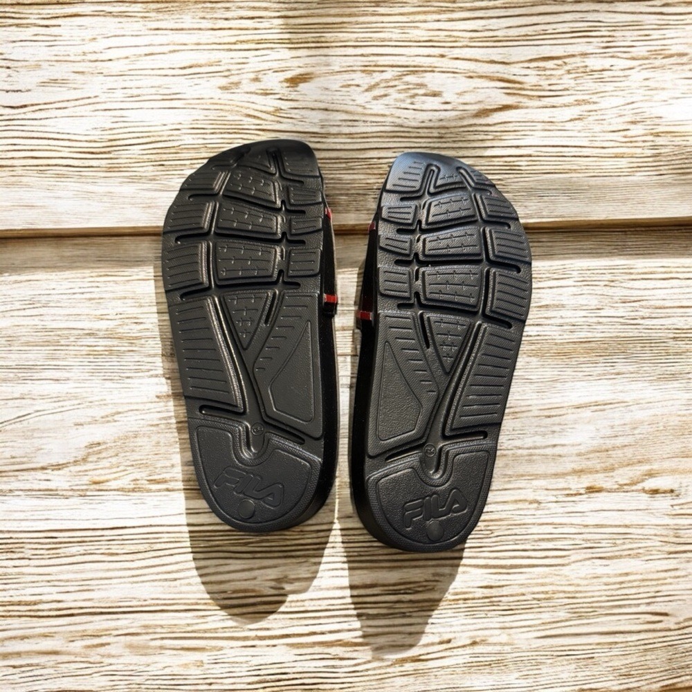 Fila Sleek Slides SZ 4 Black NIB - Picture 3 of 4